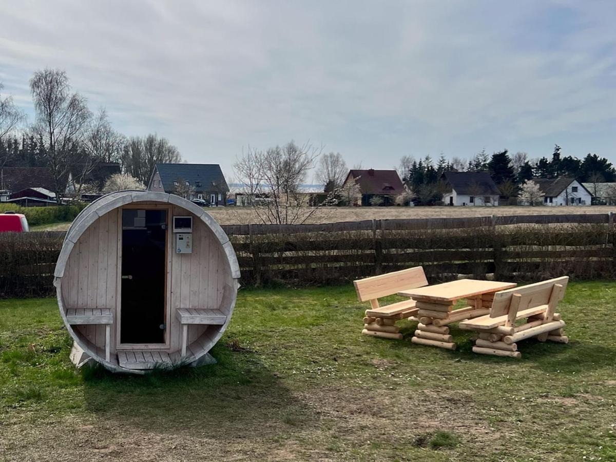 Ferienhaeuser Insel Usedom Haus Samara 8 - Blick Aufs Achterwasser! Whirlpool Und Sauna Lutow Exterior foto