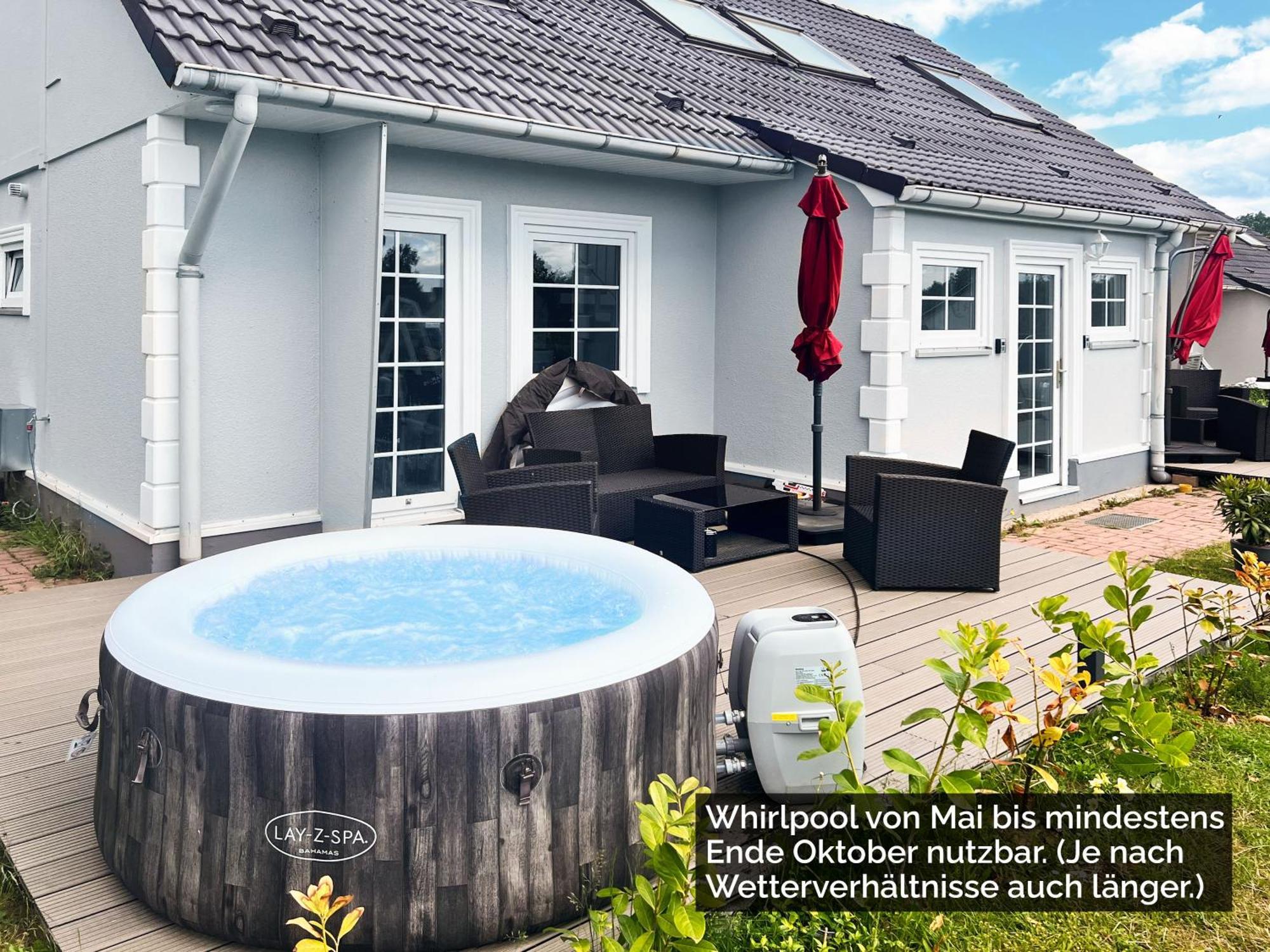 Ferienhaeuser Insel Usedom Haus Samara 8 - Blick Aufs Achterwasser! Whirlpool Und Sauna Lutow Exterior foto